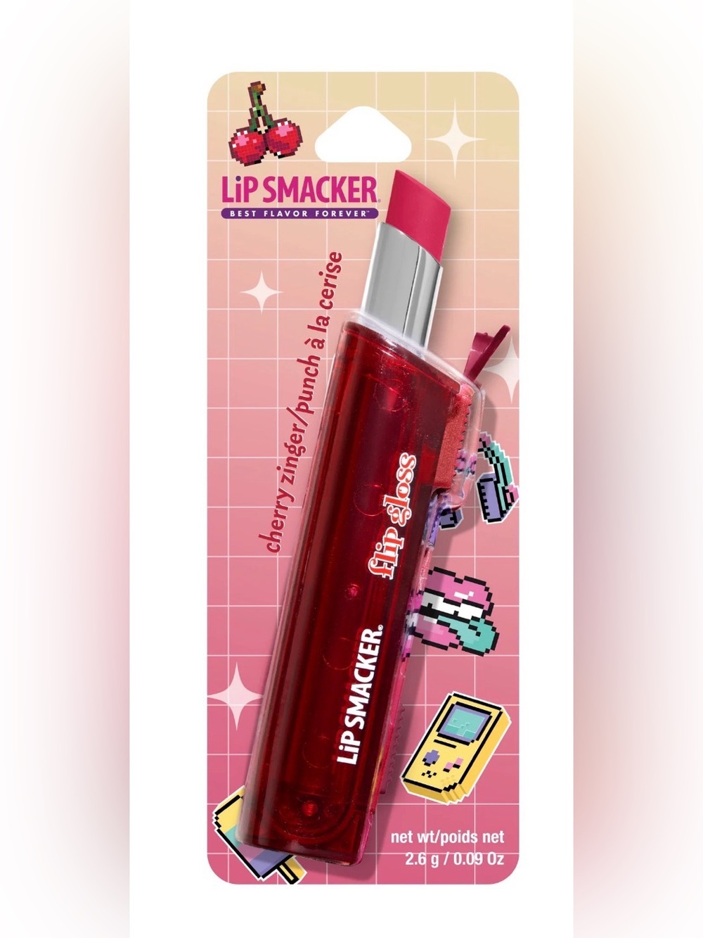 Lip Smackers Flip Gloss Cherry Zinger Red TikTok Viral Nip Y2K Brand New Sealed